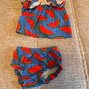 Hanna Andersson Watermelon outfit Set